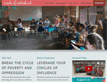 Tablet Screenshot of circleofsisterhood.org